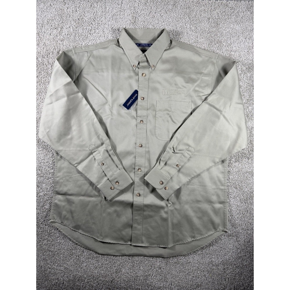 NWT Vintage Swingster Honda Dealer Analyst Conference 2003 Shirt Mens XL Khaki⁠